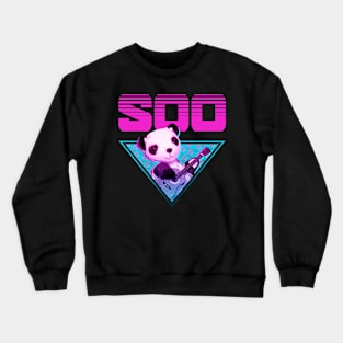 Sooty Soo Guitar Vaporwave Crewneck Sweatshirt